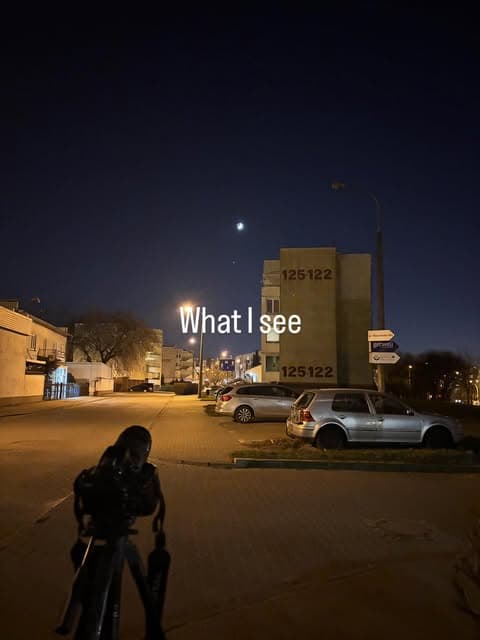 What I see — miasto po zmroku